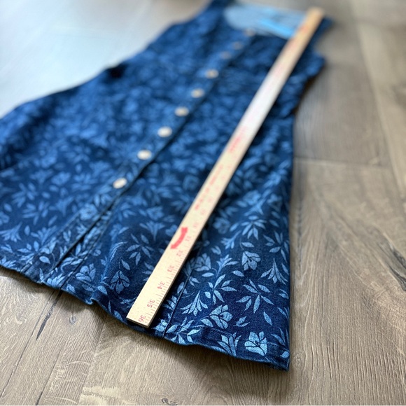 NWT Draper James Denim Dress with Blue Floral Design - Picture 11 of 11